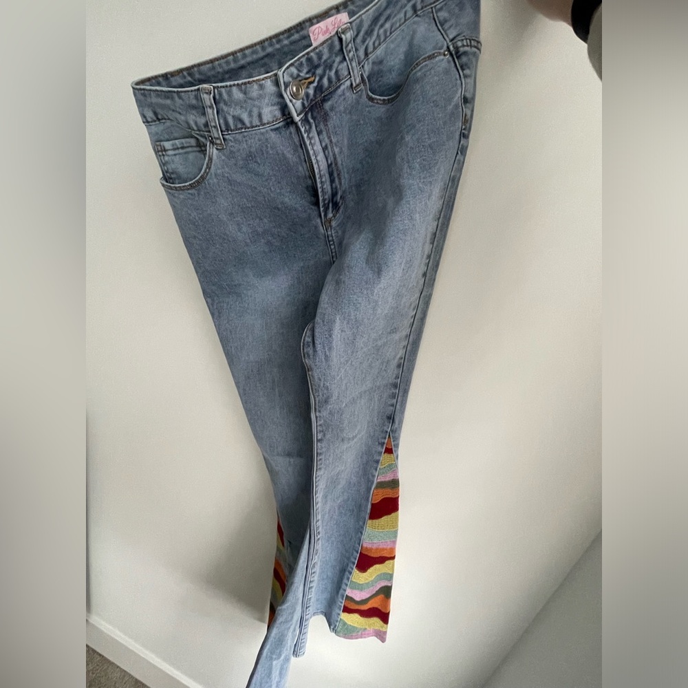 Pink Lily Flare Jeans